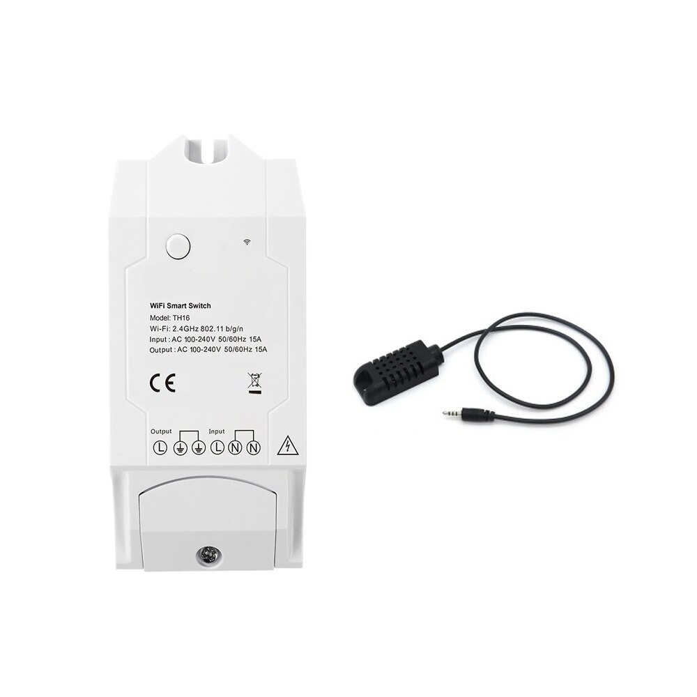 Temperature And Humidity Monitoring WiFi Smart Switch work with Apple HomeKit: With sensor