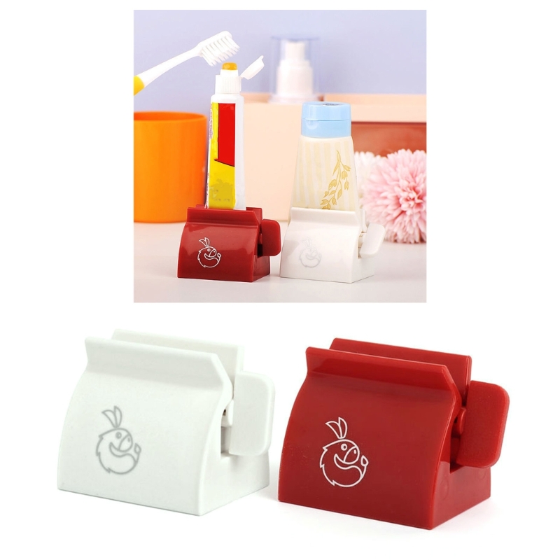 Exprimidor tubo pasta dientes, dispensador portátil Manual, rollo pasta dientes, Clip para apretar,