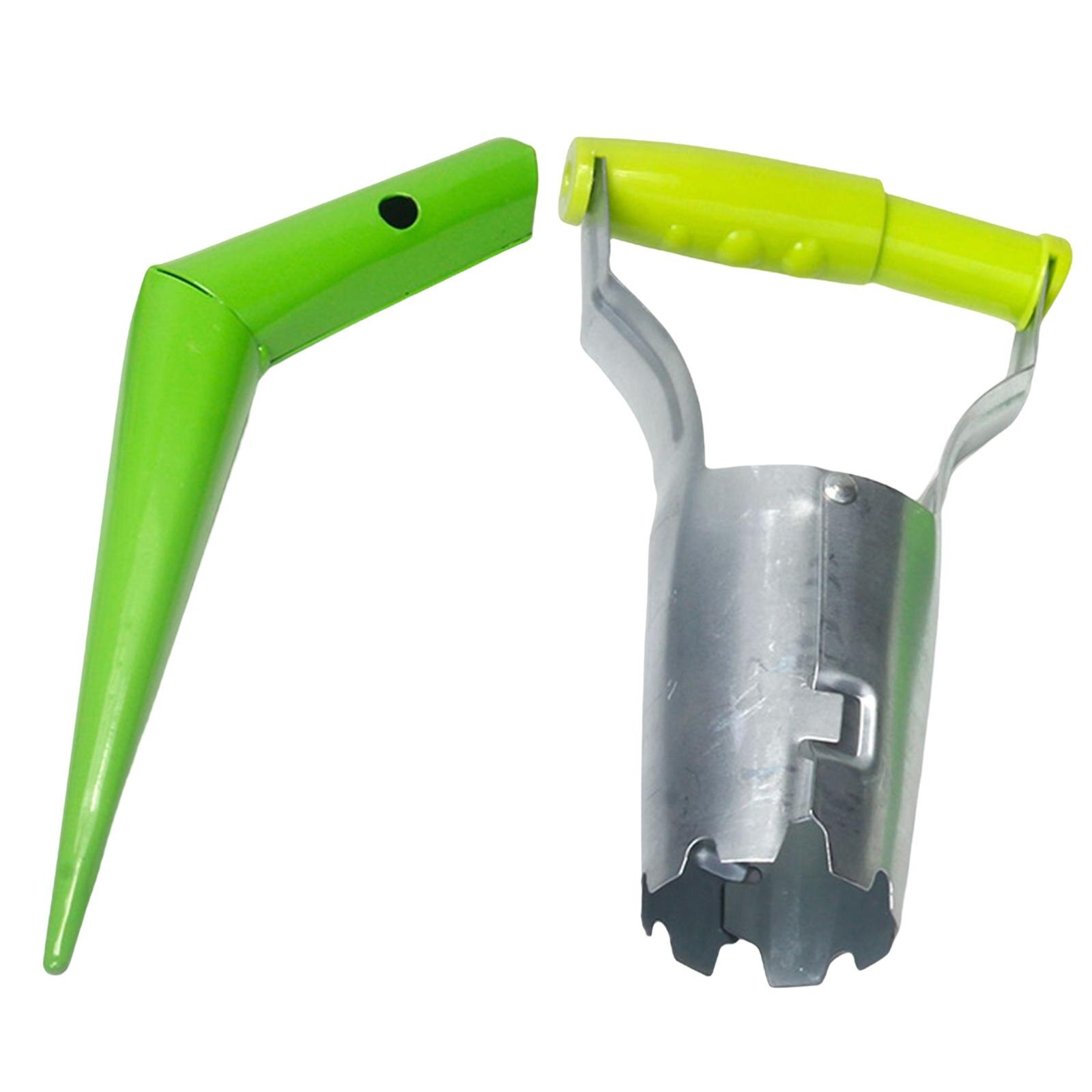 2x Bulb Planter &amp; Seed Sower Plant Hole Digger Hole Marker Tool Gardening Tools for Dahlias Daffodils Farming Tools