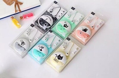 Diid Creatieve Cartoon In-Ear Hoofdtelefoon Kat Praten Met Een Microfoon Headset Stijl Raakte De ID65