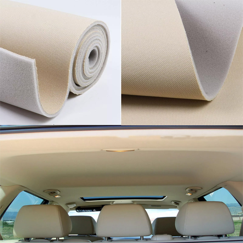 Auto-interieurstoffen, auto-bekleding, hemelbekleding, raster, sponsschuim voor auto's, dakbekleding, hemelstof, doe-het-zelf bekleding, modificatie