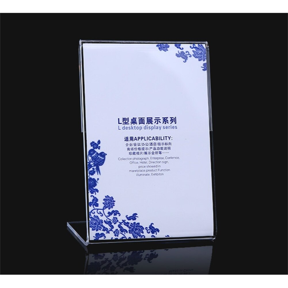148*210mm A5 Clear Acrylic Advertising Poster Photo Picture Display Frame For Restaurant Drink Store