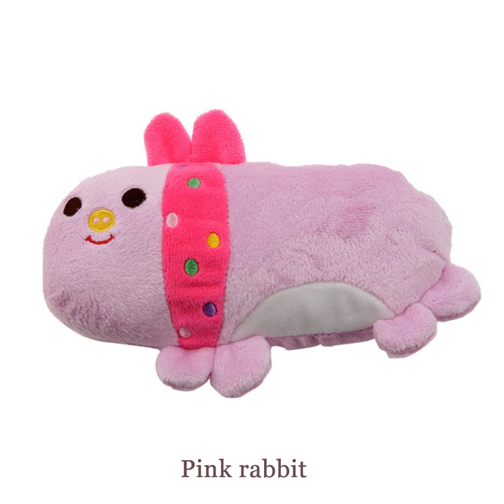 Miflame Large Dogs Toys For Pet Accessories Labrador Poodle Toys Dinosaur Small Dog Supplies Squeaky Puppy Toy For Pet Toy Chew: Pink rabbit