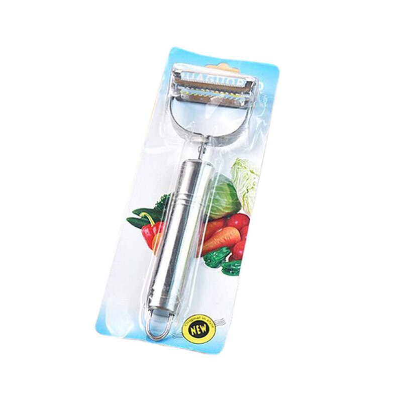 Pelador de frutas y verduras de acero inoxidable, utensilio pelador de cocina afilado: Stainless