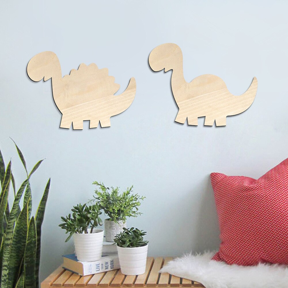 Ins nordic muursticker decoratie kinderkamer cartoon dier dinosaurus thuis stickers diy 3D logo sticker