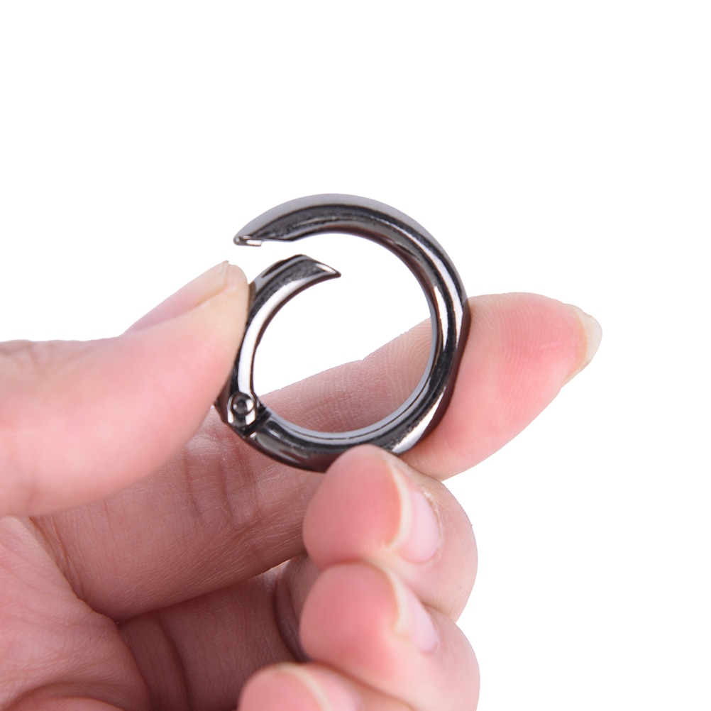 10 Stuks Metalen O Ring Te Openen Clap Voor Tassen Handtas Diy Snap Sluiting Claps Trigger Voor Handtassen Bandjes Voor Tas onderdelen Accessoires