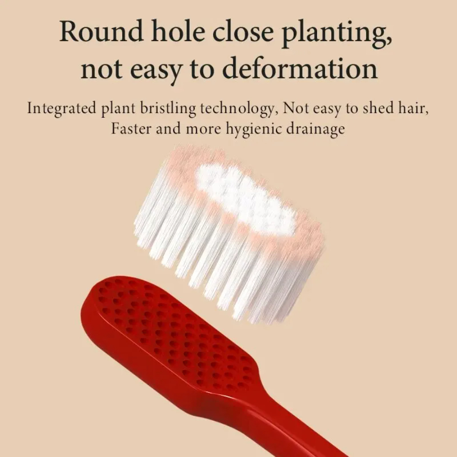 7PCS Soft Bristle Toothbrush, Multi-color Pointed Line Wide Head, Detachable, Manual Toothbrush for Home Couples