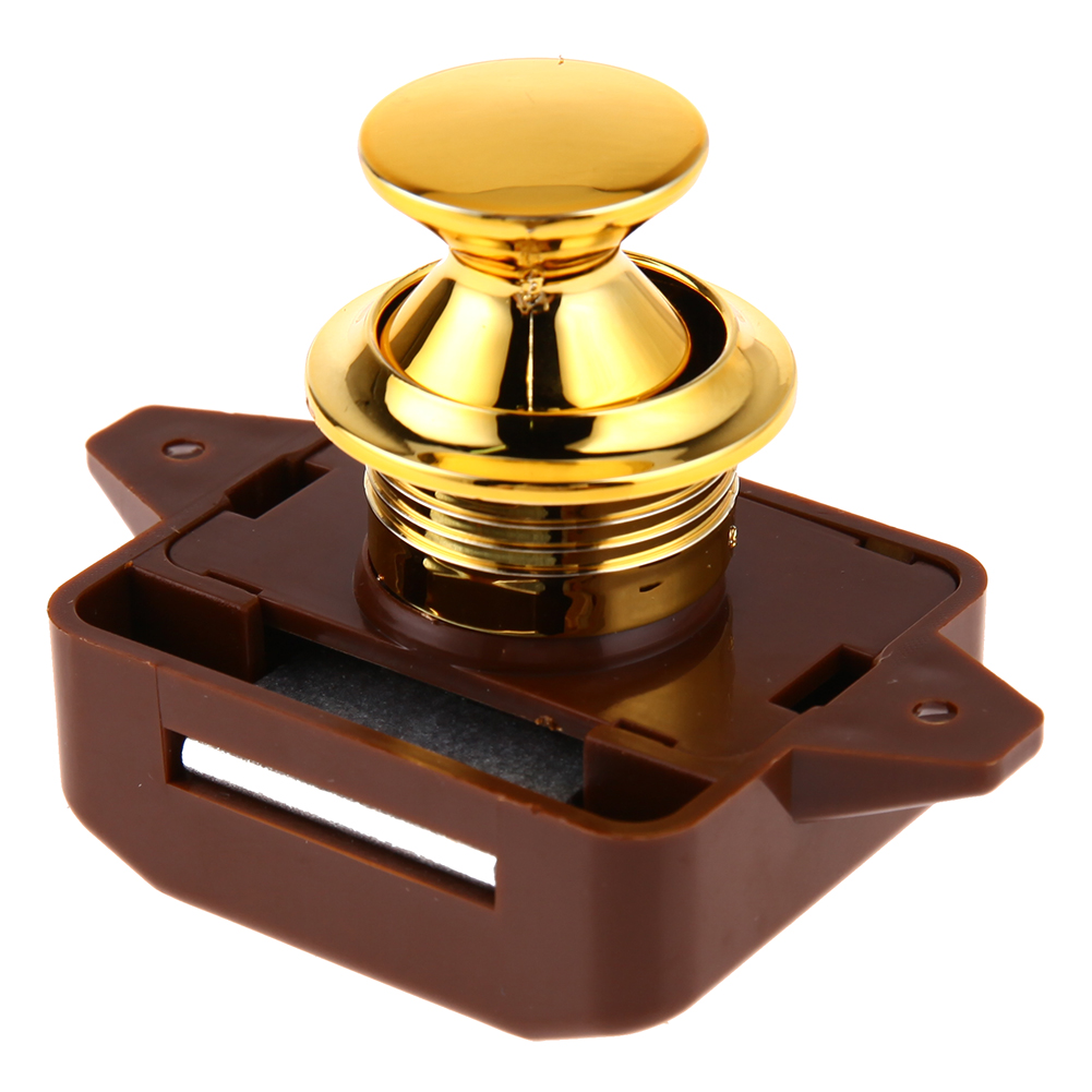 1 pçs diâmetro 26mm camper carro push lock rv caravana barco gaveta trava botão fechaduras para móveis de ferragem
