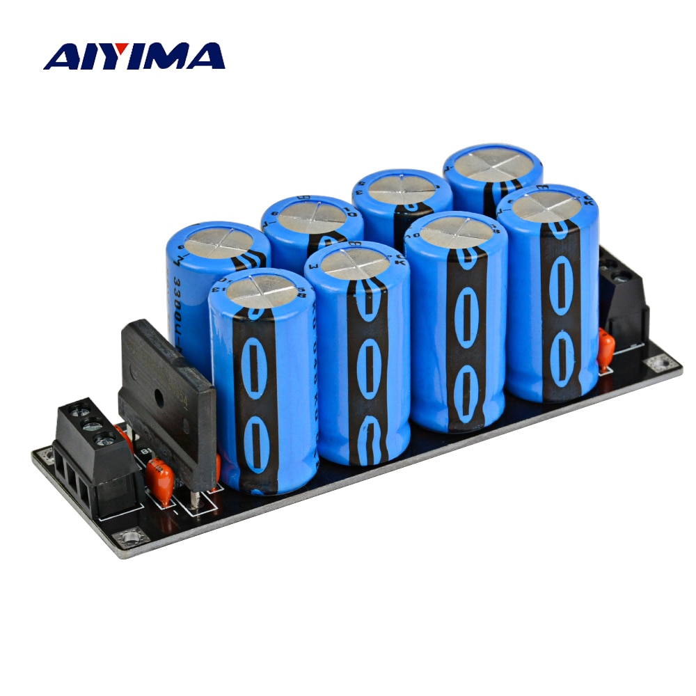 AIYIMA – amplificateur assemblé 25a, filtre redresseur, fièvre, condensateur, alimentation électrique