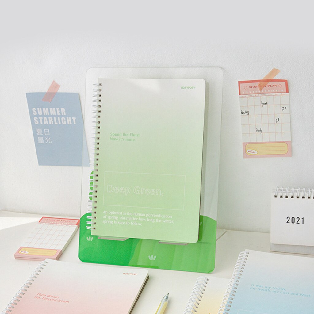 Spirally Coil Notebooks Wide Ruled Paper 60 Sheets Color Note Books Lined Paper Home School Supplies for College Student