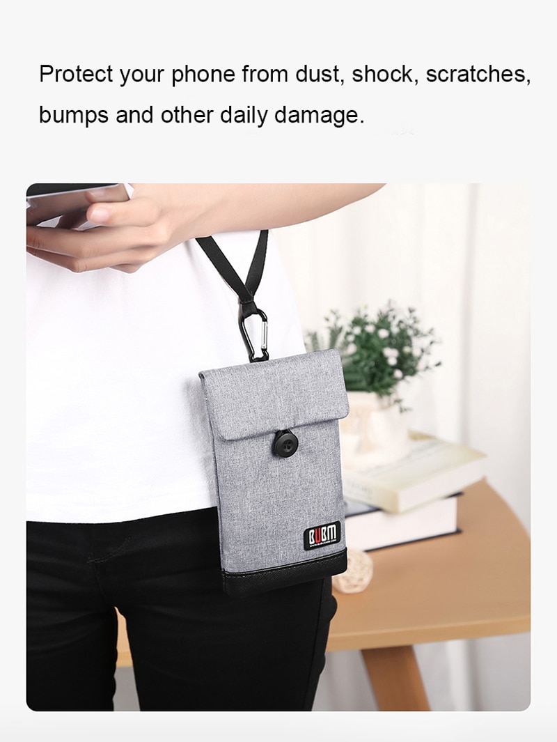 Acoki telefon komórkowy saszetka na szyję portfel, torba Crossbody sport zakupy torebka na telefon komórkowy paszport podróże uchwyt etui dla mężczyzn i kobiet