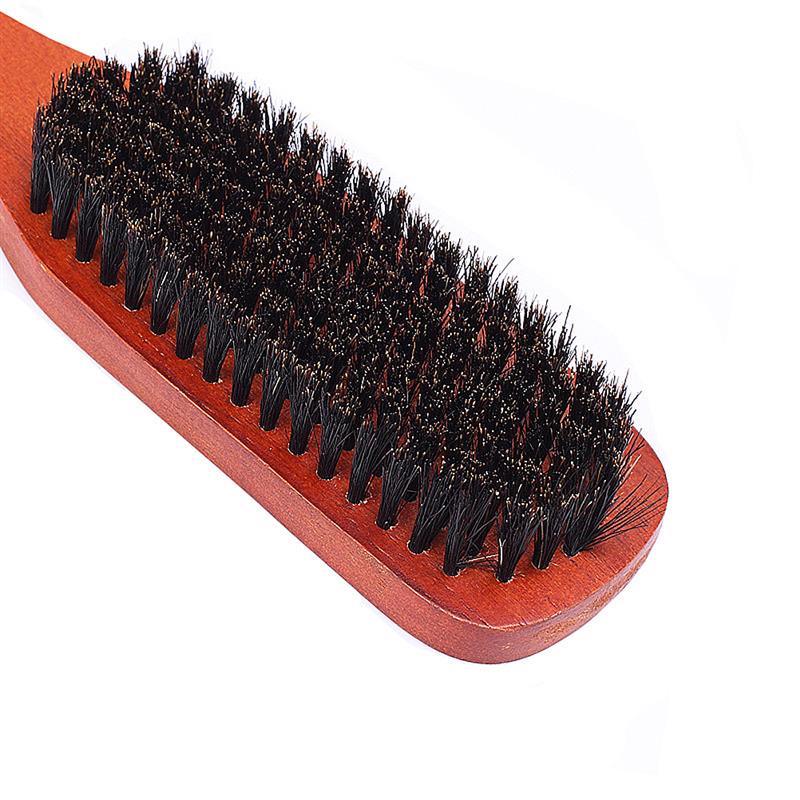 Haarborstel Hairstyling Kam Beauty Tool Haren Houten Gladde Haarborstels Varkenshaar Houten Kam Kappers Styling