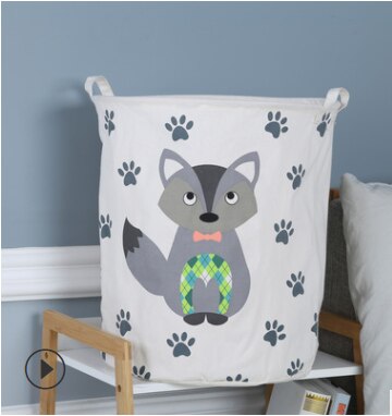 Panier de rangement pour vêtements sales, 1 pièce, Art du tissu, géométrie pliante, seau de rangement pour vêtements sales, jouets, linge, 40x50cm: 05