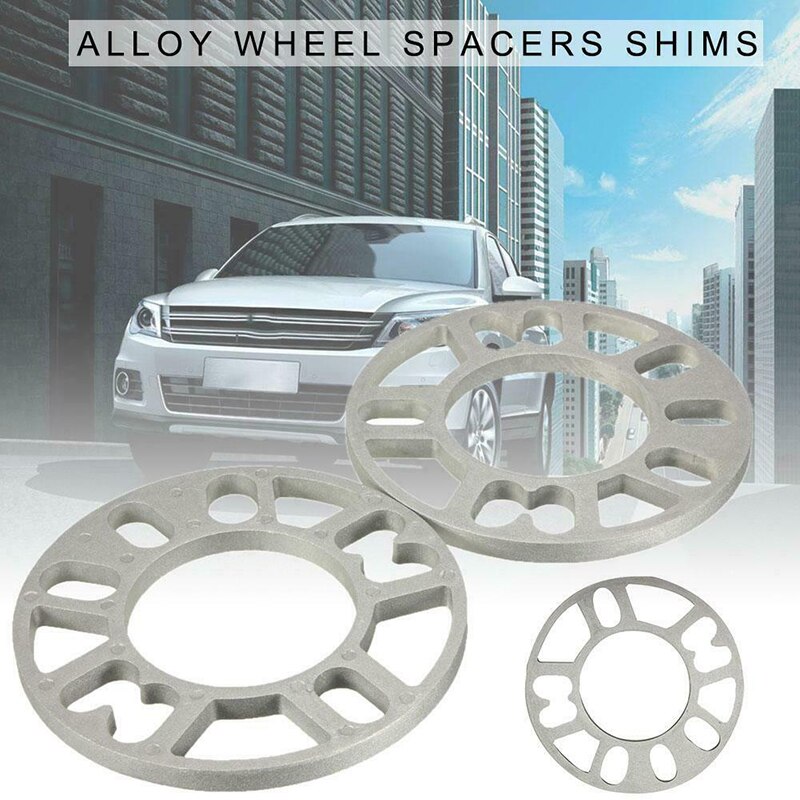 1X 5mm Aluminium ET Einstellscheiben Auto Spurverbreiterungen Radstand Dichtung Flansch