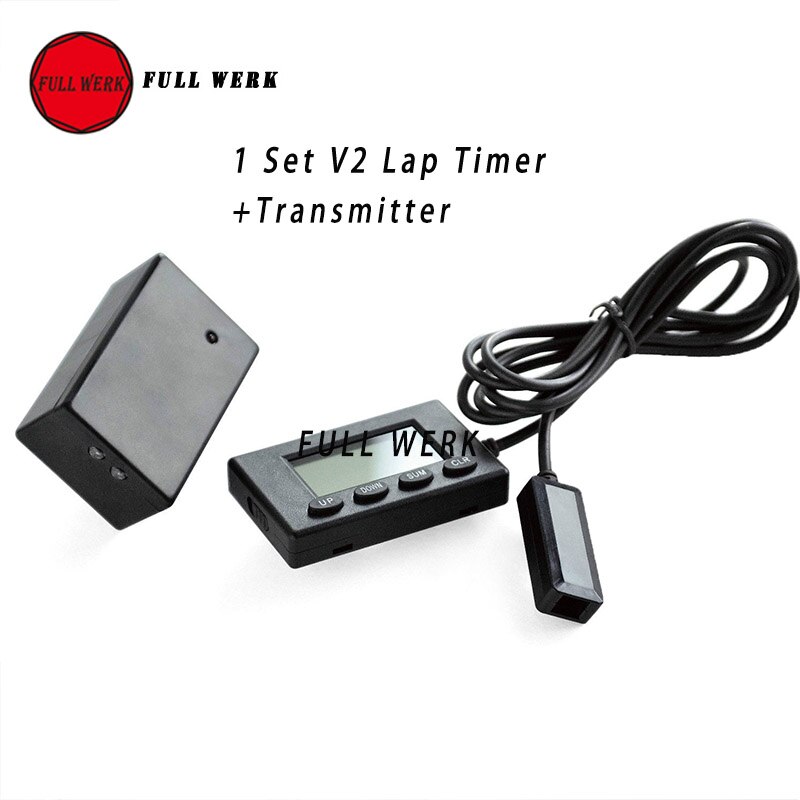 Plastic Lap timer infrared ultrared Receiver Transmitter Beacon Motorcycle Car Outdoor Racing Track Device with Interval Time: 1 Set V2 Lap Timer
