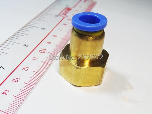 Bwintech 10 Stück 6mm Schlauch-AD x 1/4 BSP-Innengewinde, gerade, zum