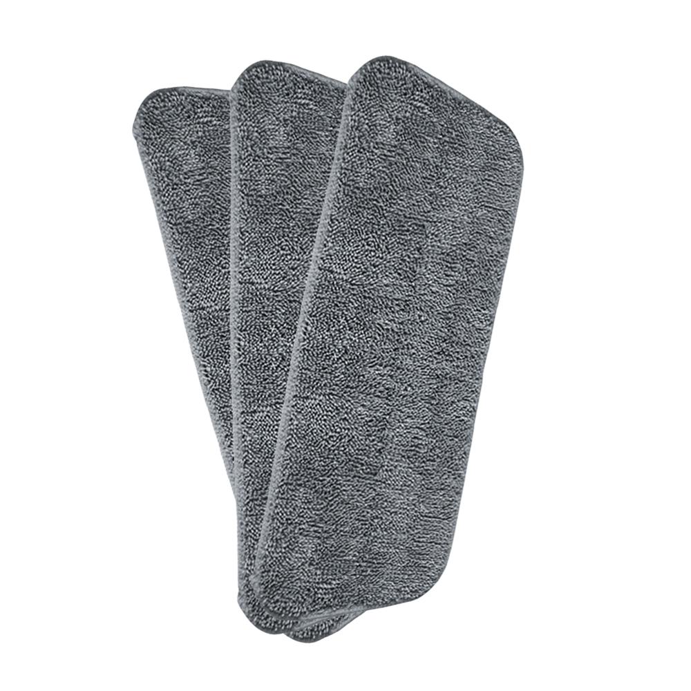 3PCS Fiber Flat Mop Head Floor Cleaning Cloth Replace Cloth Household Cleaning Mop Accessories Replacement Microfiber Mop Head: 03