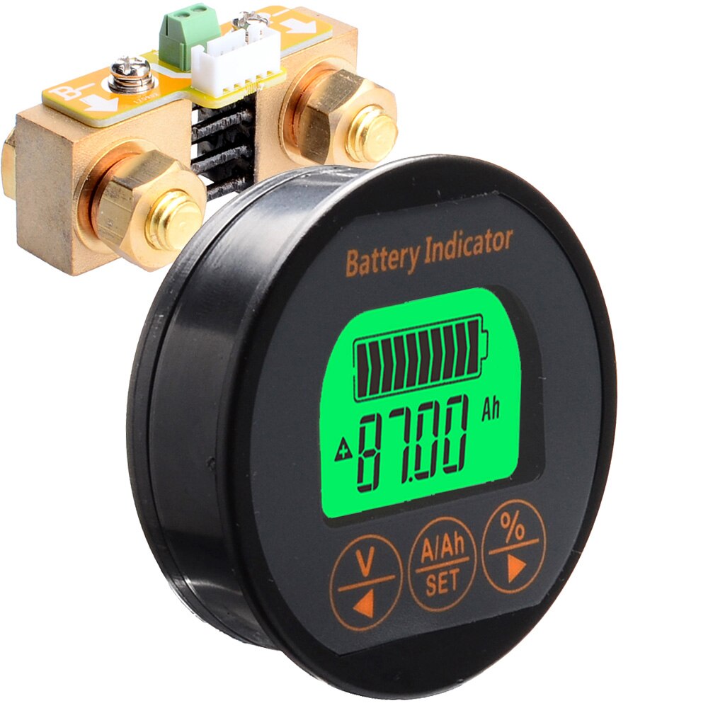 Batterij Capaciteit Tester DC8-80V 50A 100A 350A TR16 Batterij Capaciteit Indicator Ampèremeter Voltmeter Voor Li-Ion Lithium Batterijen
