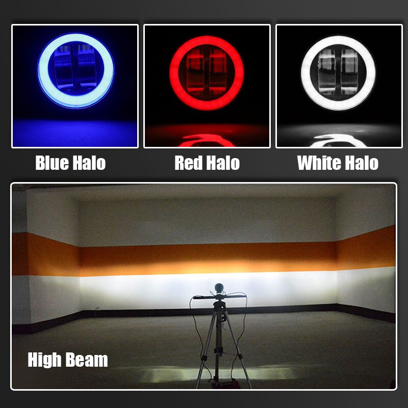 3 &quot; 7d led arbejdslys 20w kørelygter tågelygte kørelys hvid 6000k til biler motorcykel atv suv 12v 24v