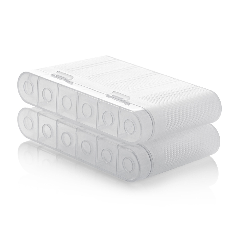 Waterproof Battery Holder Case Storage Box for 1pc or 6pc AA AAA 18650 Batteries