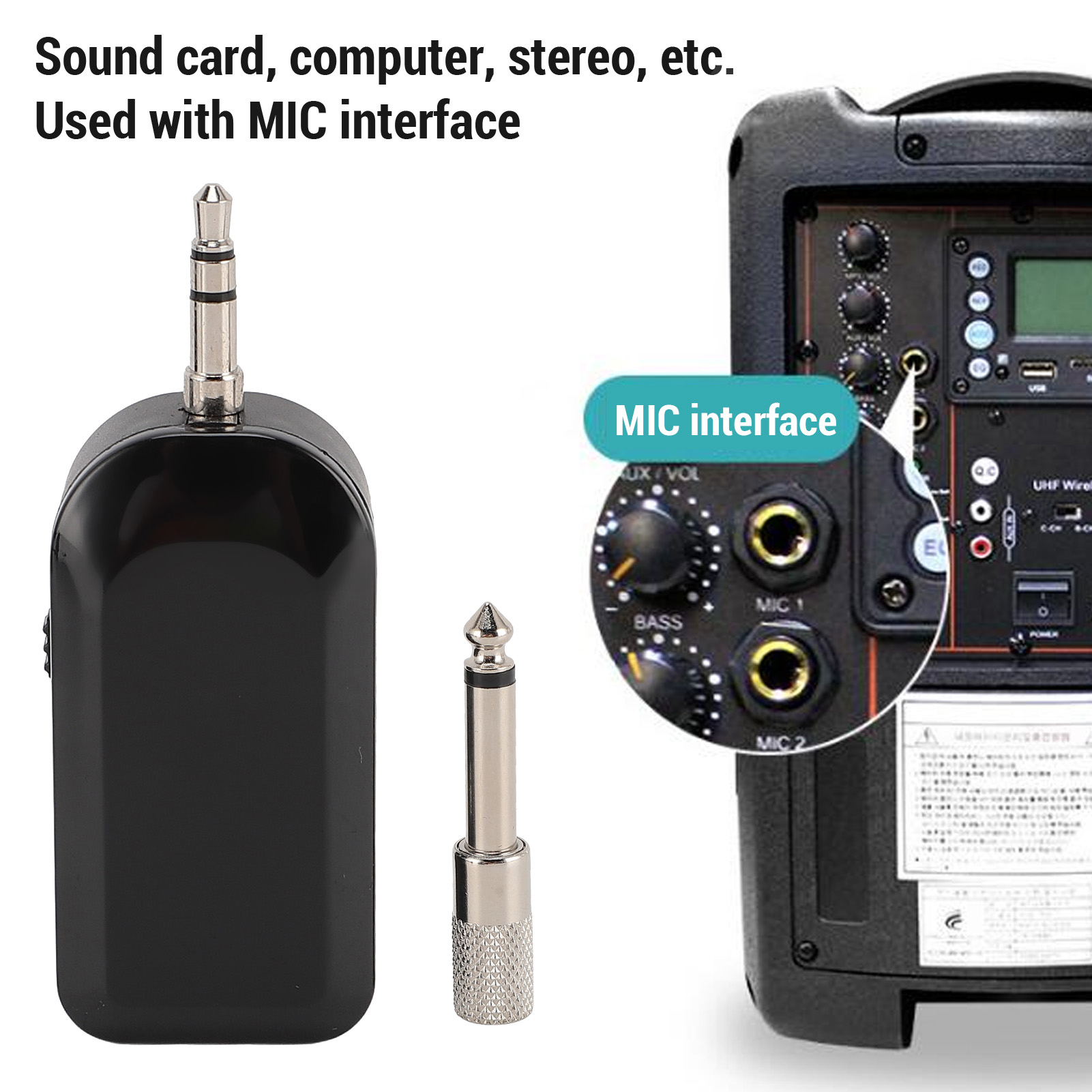 Sistema de micrófono para instrumentos, reducción de ruido, doble blindaje, 2,4G, inalámbrico, captador de instrumentos, micrófono ajustable para violín
