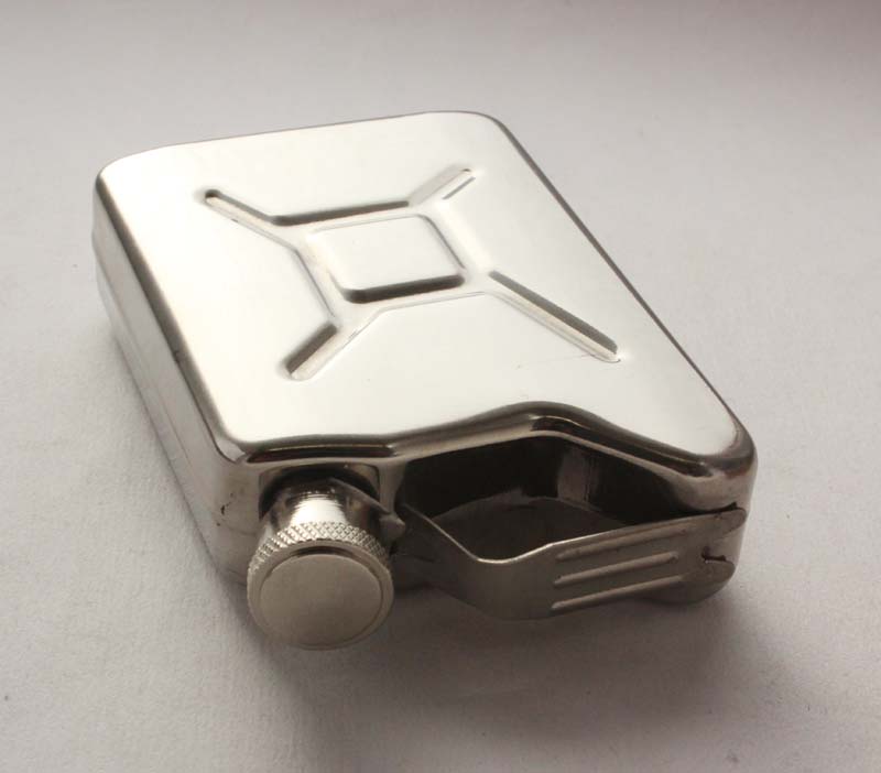 Verdikte roestvrijstalen heupfles kan worden gebruikt als oliekan 5oz roestvrijstalen heupfles