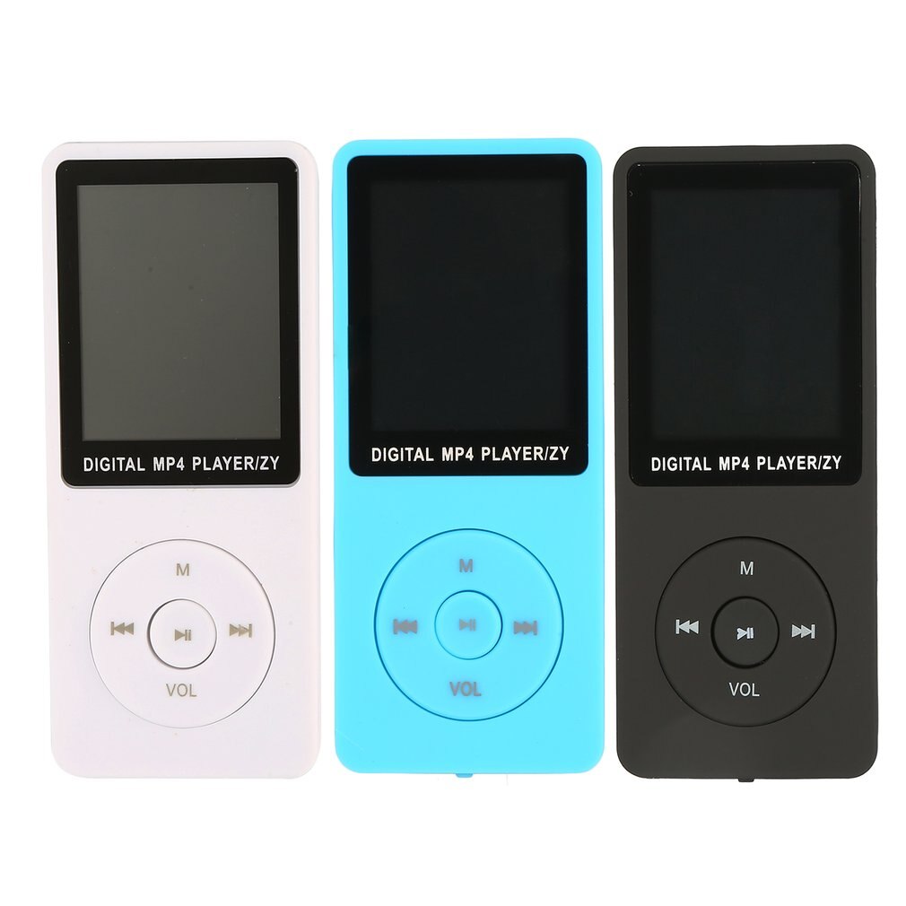 Reproductor de música MP3/MP4 portátil sin pérdidas, con bluetooth, grabadora FM, compatible con tarjeta de memoria de 32G, teclas táctiles de 1,8 pulgadas