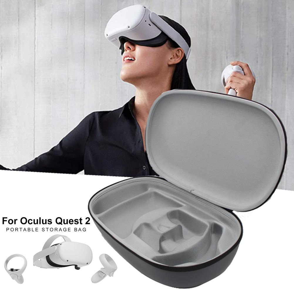 VR Accessories Storage Box For Oculus Quest 2 VR Headset Travel Carrying Case Hard EVA Storage Bag Dustpfoof Pouch For Quest2