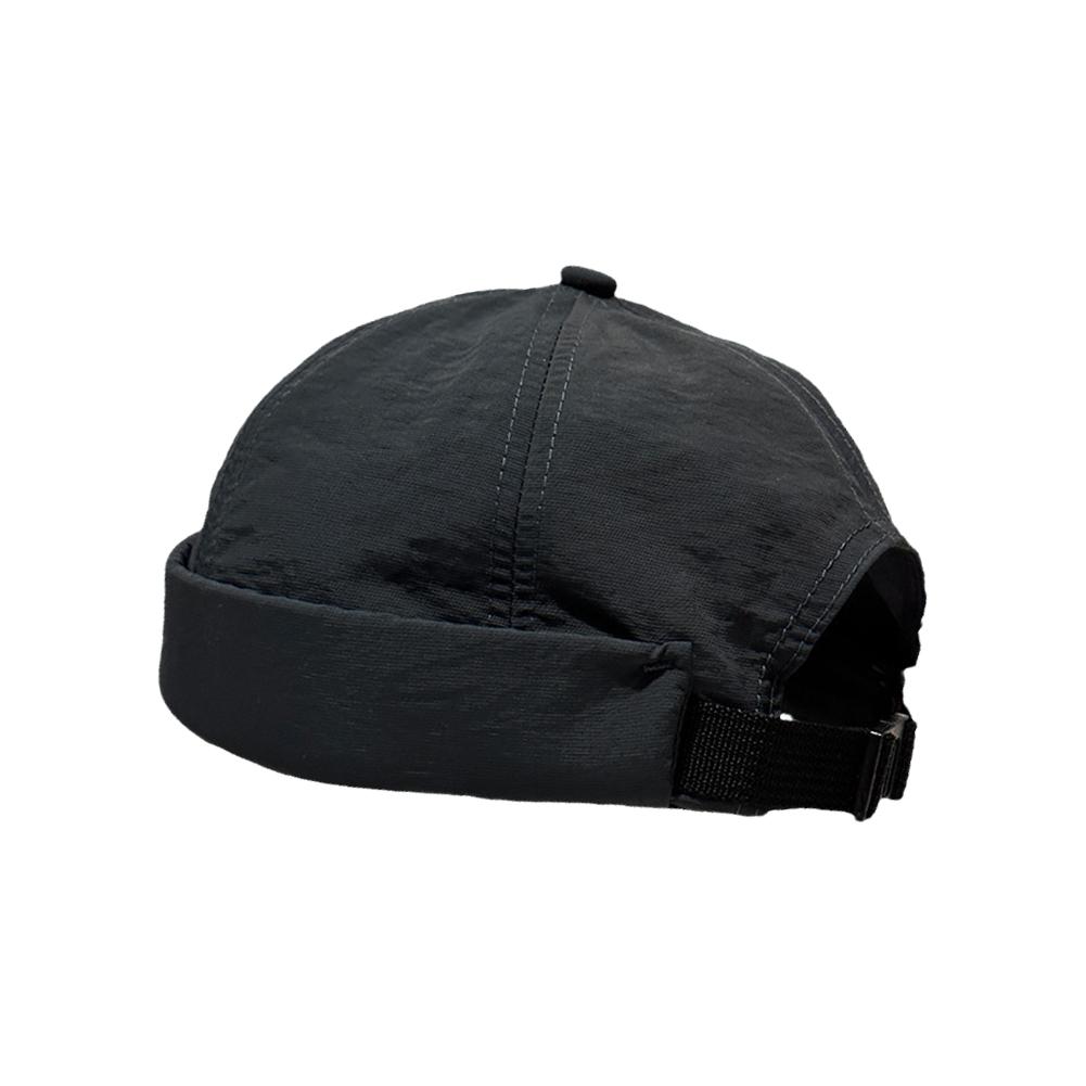 Sneldrogende randloze hoed Lichtgewicht straat Dunne zomer opgerolde Docker Retro Beanie Beanie Hat Manchet Sailor Cap Mesh Verstelbaar Y4T0