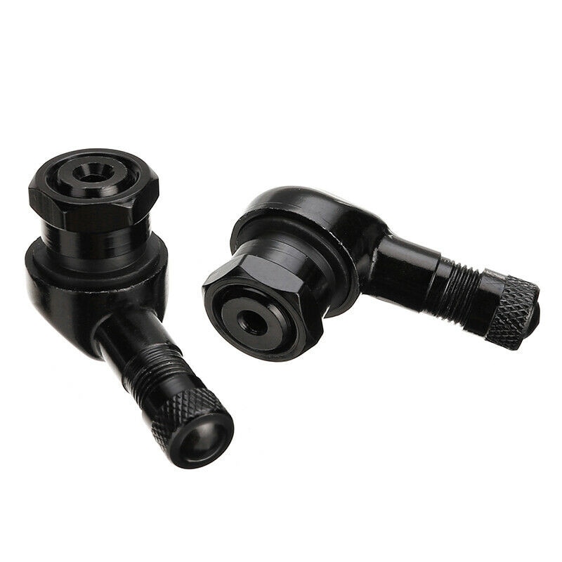 1 par universal motorcykel hjul däck ventiler stam cap luft däck lock 90 grad 17mm cnc aluminium rörlösa ventil stammar 9 färger