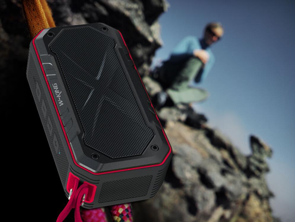 W-Re S18 Impermeabile Portatile di Altoparlanti Bluetooth Senza Fili NFC Super Bass Altoparlante di TF di sostegno Della Radio Della Carta Altoparlante per la Bicicletta