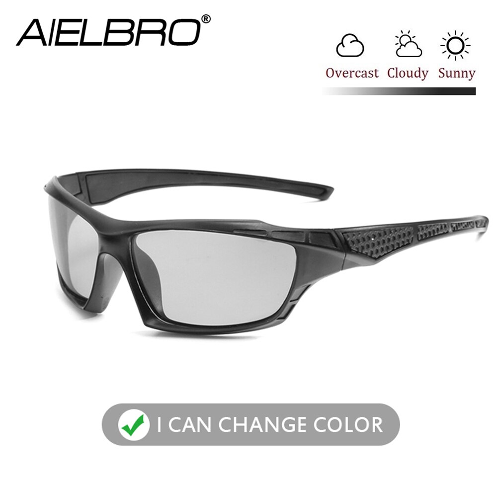 Polarisierte Sonnenbrille männer Fahren Brille Fahrrad Sonnenbrille Photochrome Chamäleon Fahren Gläser gafas ciclismo photochrome