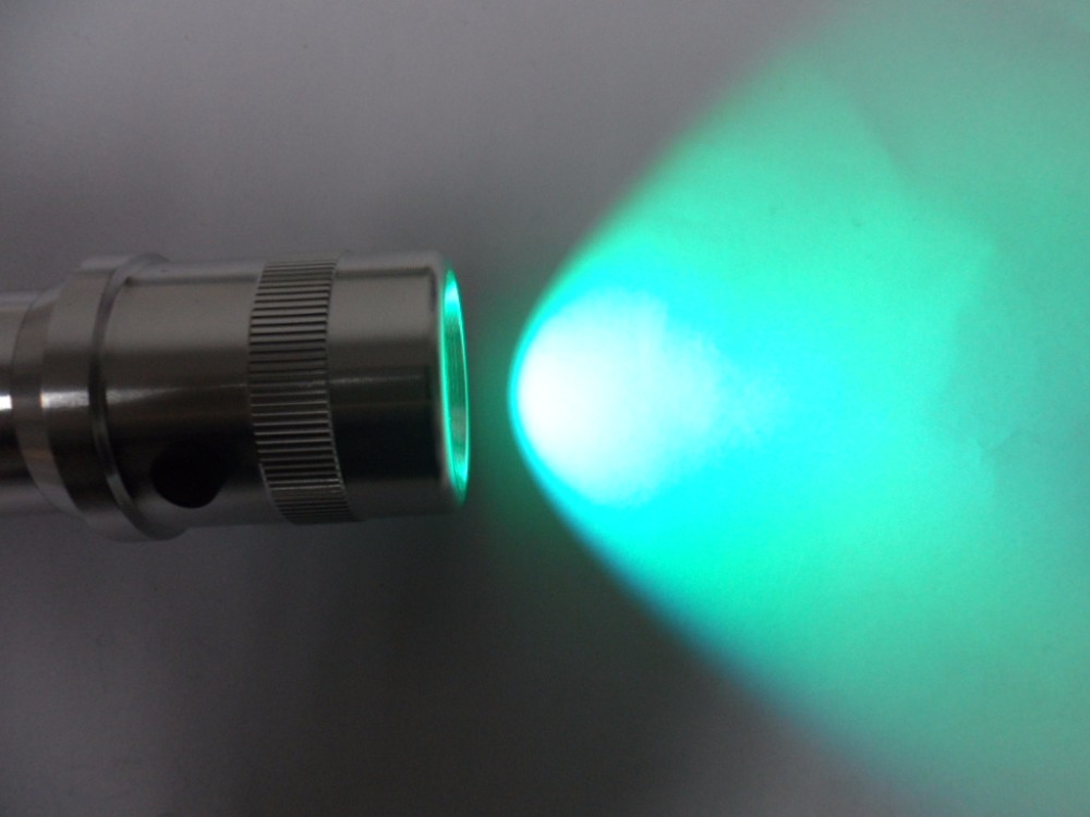 3W LED RGB Colour Changing Torch Flashlight 10 colours battery powered torch Party DJ Disco show lighting