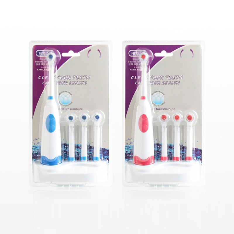 1Set Sonic Scrubber Electric Tooth Cleaning Brush Ultrasonic Dust Cleaner Whitening Waterproof Teeth Brush With Battery TSLM1