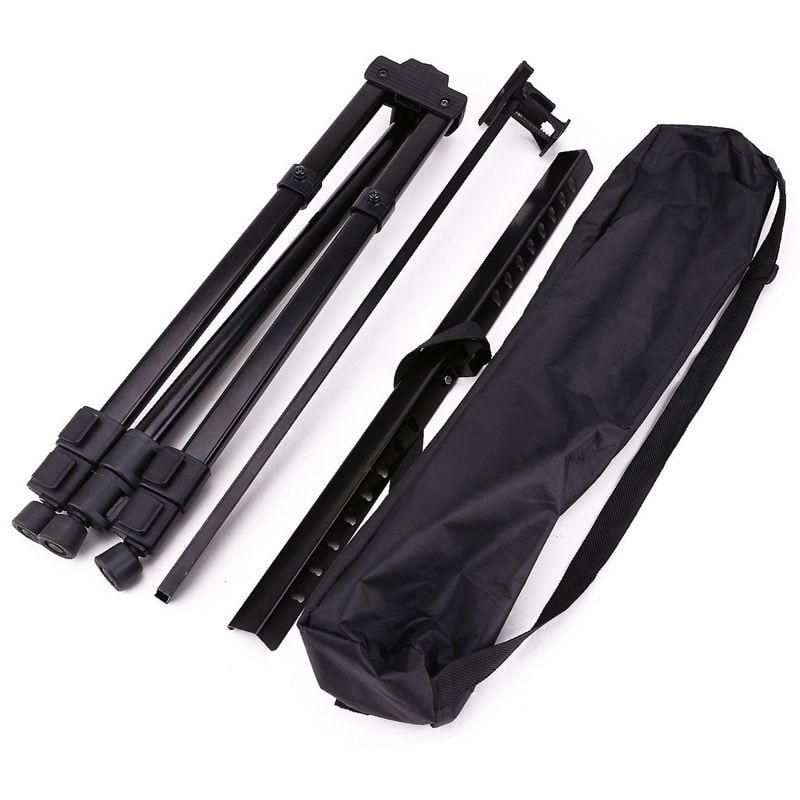 Portable Folding Easels Stand With Gym Bag For Artist Painting Outdoor Fold Table Easel 170cm Height Aluminum Set: Default Title