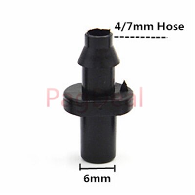 47 mm slangestik fittings drypvanding modhager til 1/4 " 4/7mm haveplæne vandslange ventil kobling tilbehør: Rød