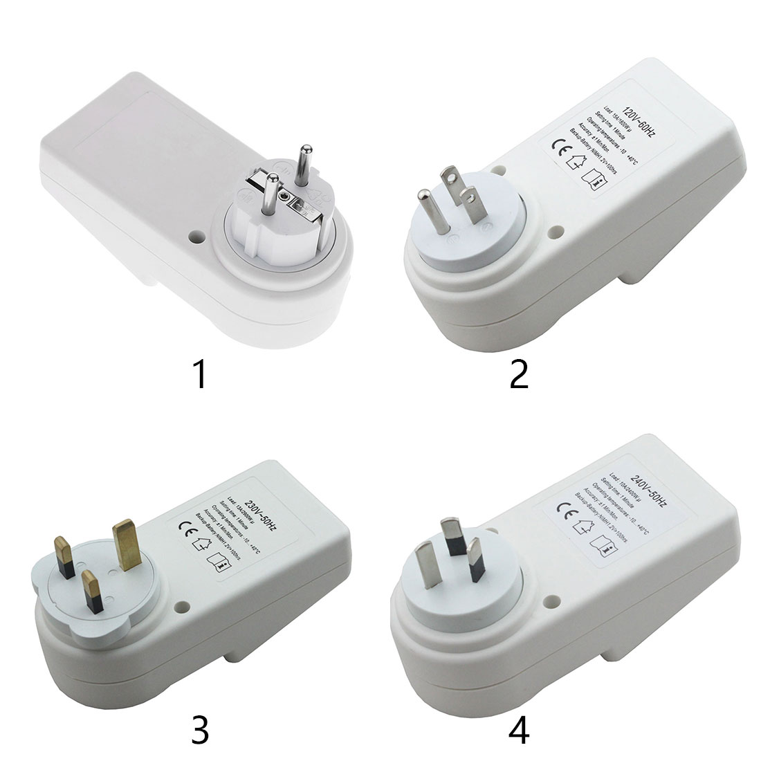 Electronic Digital Timer Switch Socket 24 Hour Cyclic UK AU US DE Plug Kitchen Timer Outlet Programmable Timing Socket AC 220V