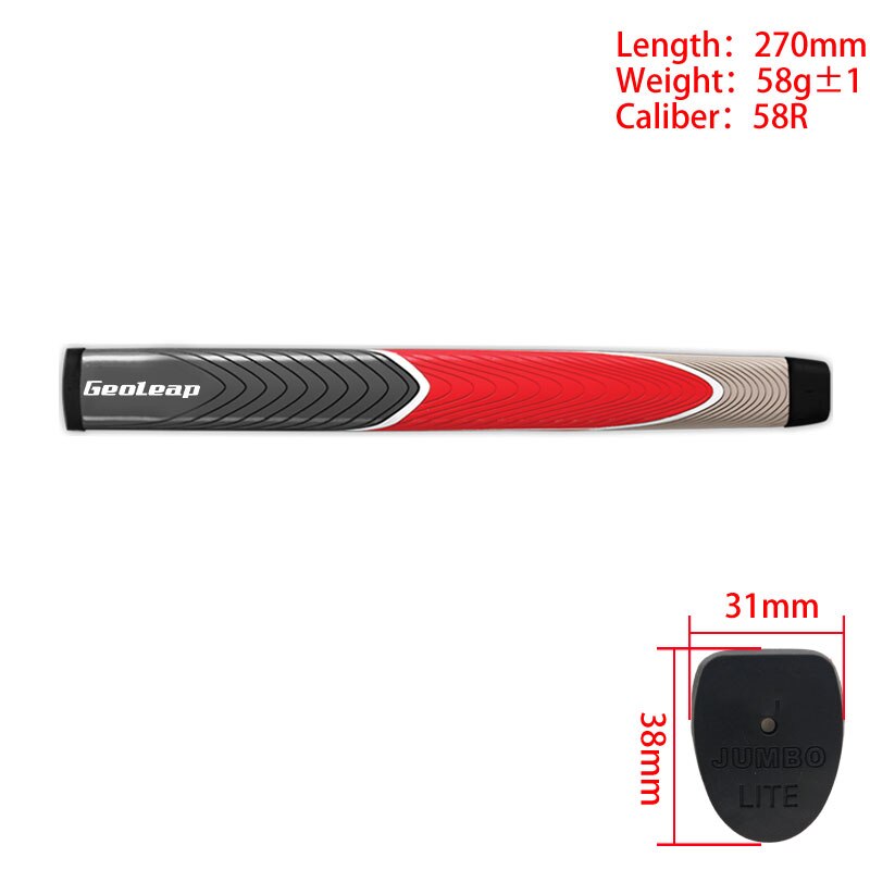 Jumbo größe putter grip Super licht Überlegene fabrik outlet: Rot
