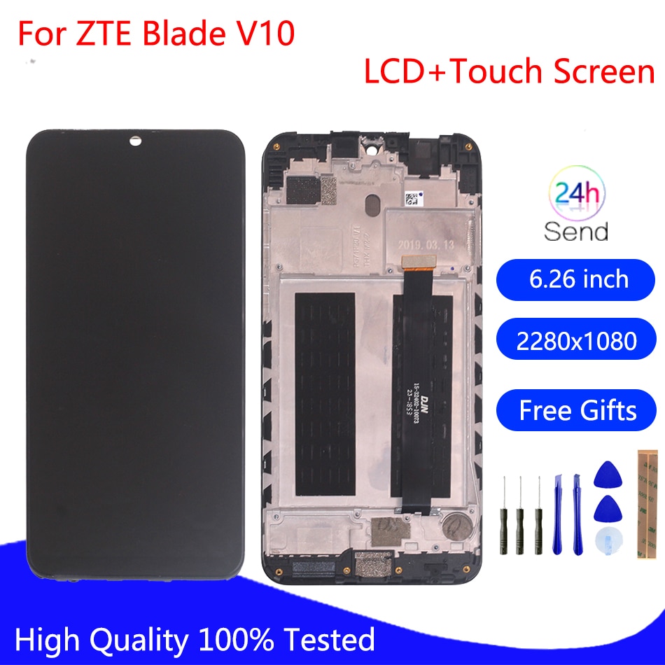 Original Für ZTE Klinge V10 vita LCD Anzeige Touchscreen Digitizer Montage Ersatz Für ZTE Klinge V10 vita LCD Anzeige