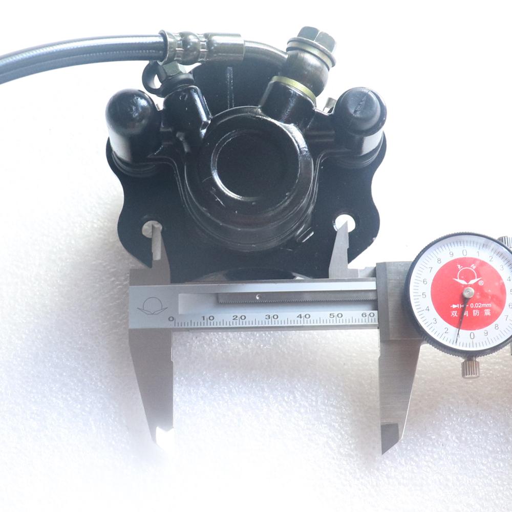Motorcycle parts Hydraulic Rear Brake Calipers Pad Assembly System for Go kart part 150cc 250cc ATV Quad Dirt Bike Dune Buggy