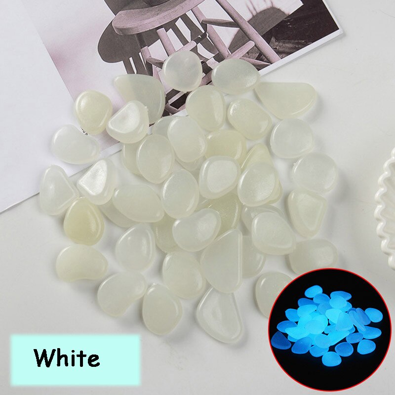 DIY Luminous Stones Glow in The Dark Garden Pebbles Rocks for Home Outdoor Walkways Fish Tank Grave Decoration Lawn Yard Pond: 3