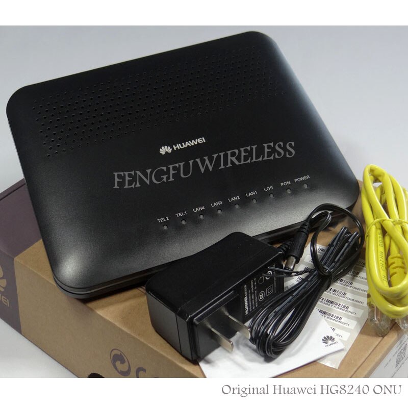 HUA WEI – routeur de réseau à Fiber optique, HG8240 Gpon Onu 4FE, 4lan, Original