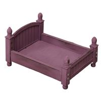 Bébé berceau amovible panier bois lit accessoires Photo Shoot infantile bébé photographie arrière-plan Studio accessoires canapé posant: Purple
