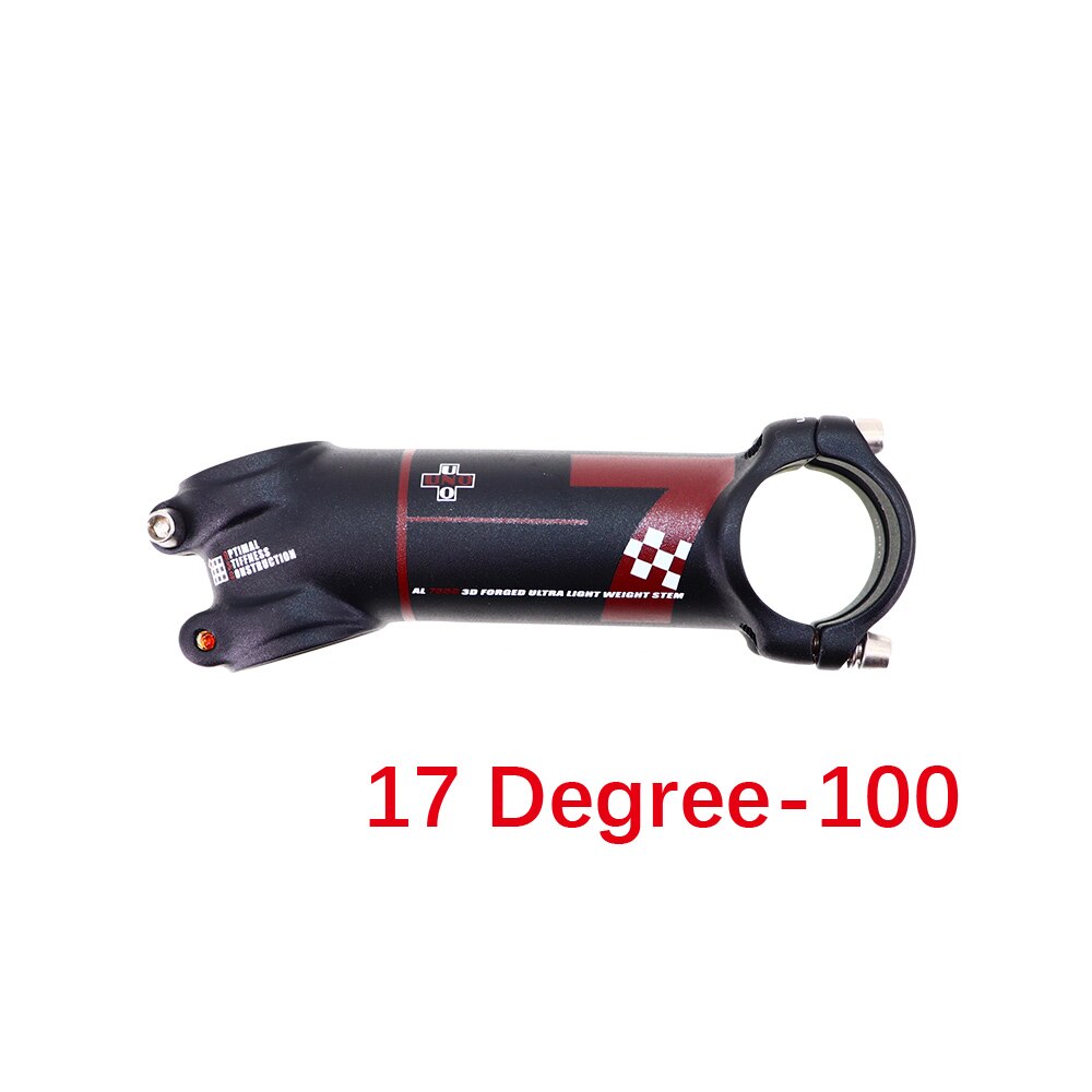 UNO 7 Bike Stem Kalloy Ultralight -7 17 Degree MTB Road Alu 7050 31.8mm 60 70 80mm 90 100 110 120 130mm Bicycle Stem King Alloy: 7 degree 60mm