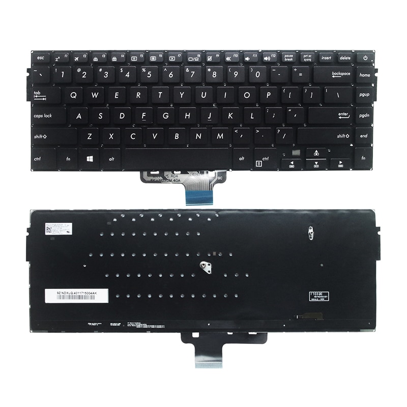 backlit For Asus VivoBook S15 S510 S510U S510UA S510UA-DS51 S510UA-DS71 S510UA-RB31 S510UA-RS31 Laptop Keyboard US Black