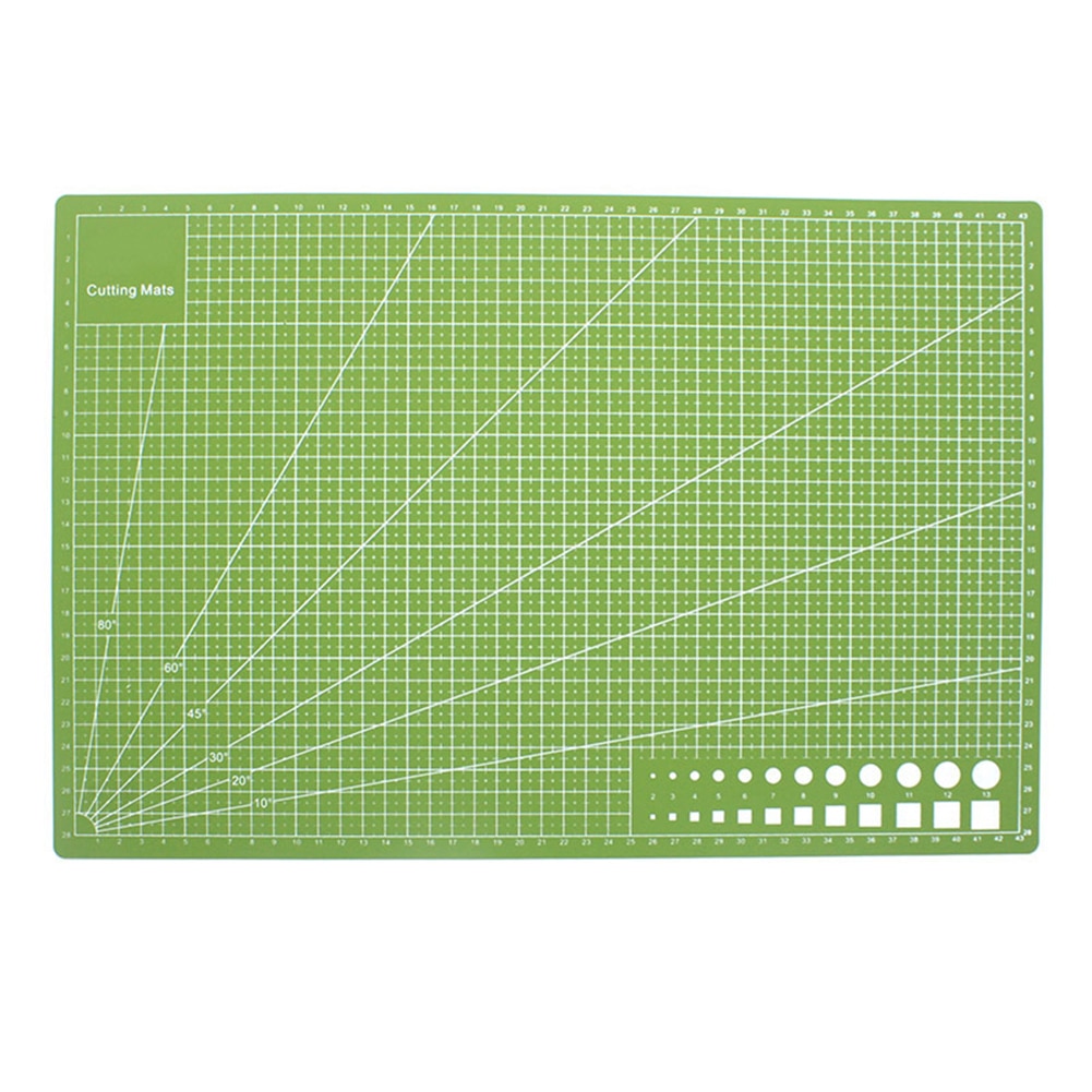 45x30cm Self Healing Cutting Mat Double Sided Durable Non-Slip Cutting Mat for Scrapbooking Quilting Crafts Projects UND