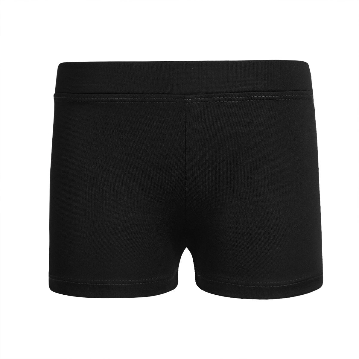 IIXPIN Girls Boy-cut Shorts Low Rise Activewear Dance Shorts for Yoga Sports Workout Gym Ballet Dance Costumes Leotard Ballet: Black / 12