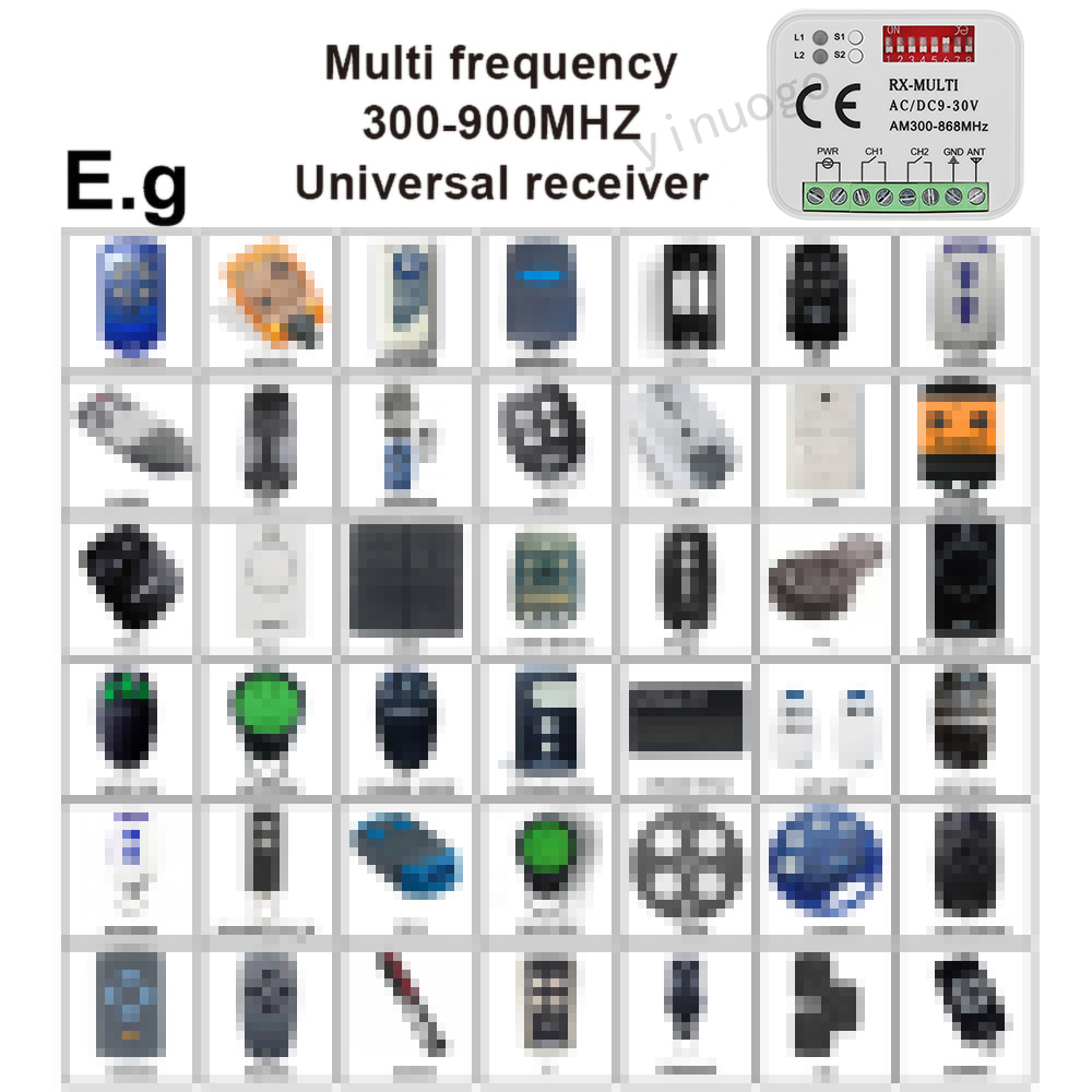 Aprimatic TR2 TR4 TM4 TX2M/4M Garagepoort Afstandsbediening Ontvanger RX-MULTI Ac/DC9-30V 300-868mhz Universele Deur Controle Ontvanger