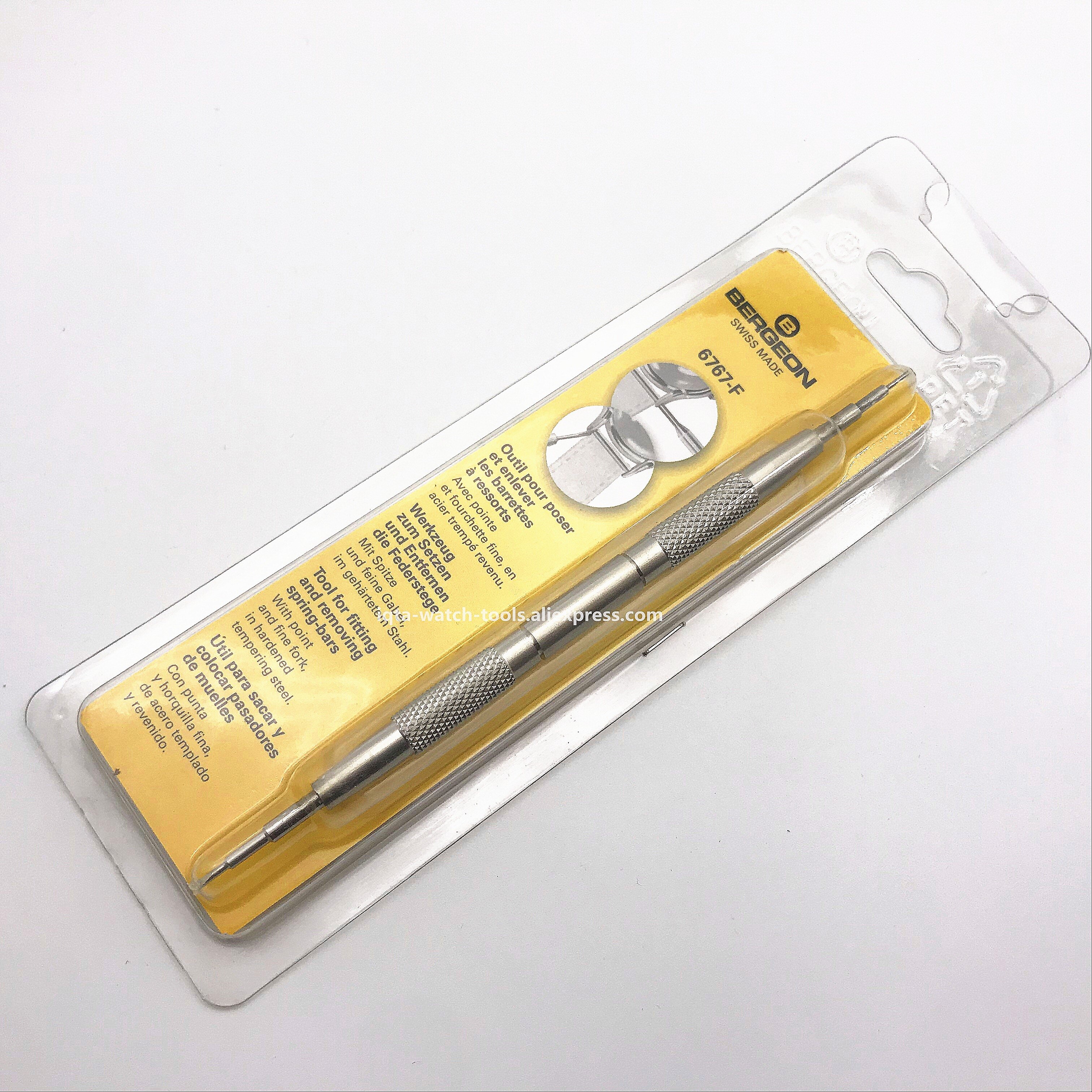 Bergeon 6767-F With fine points and forks For fine spring bar removing fitting tool For watchmaker repair