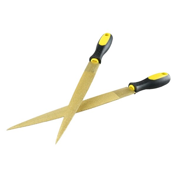 Golden Tapered Hout Rasp Bastard Bestand 8Inch En 10Inch Hout Bestand Bastard Bestand Set Voor Hout Zachte Metalen plastic